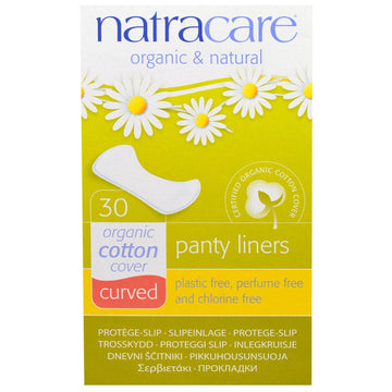 Natracare Panty Liners Curved 30pk