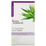 InstaNatural, 7% Glycolic AHA Toner, 4 fl oz (120 ml) - The Supplement Shop