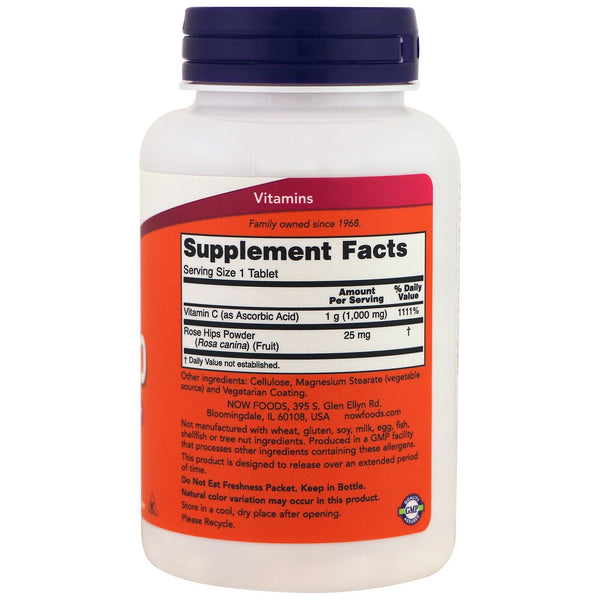 Now Foods, C-1000, 100 Tablets - The Supplement Shop