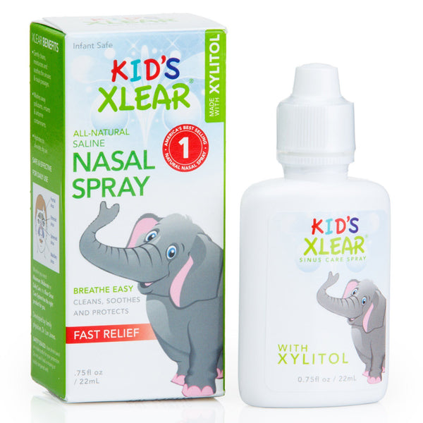Xlear, Kid's Xlear, Saline Nasal Spray, .75 fl oz (22 ml) - The Supplement Shop