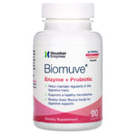 Houston Enzymes, Biomuve, Enzyme + Probiotic, 90 Capsules - The Supplement Shop