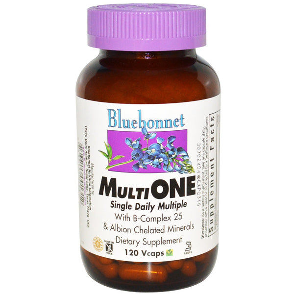 Bluebonnet Nutrition, Multi One, Single Daily Multiple, 120 Vcaps - The Supplement Shop