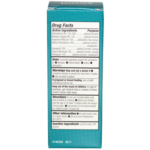 NatraBio, Adrenal Support, 1 fl oz (30 ml) - The Supplement Shop