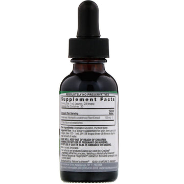 Nature's Answer, Goldenseal Extract, Alcohol Free, 500 mg, 1 fl oz (30 ml)