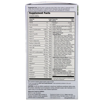 Garden of Life, Vitamin Code®, Whole Food Multivitamin For Men, 240 Vegetarian Capsules