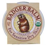 Badger Company, Badger Balm, For Sensitive Dry Skin, Unscented, 2 oz (56 g)