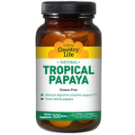 Country Life, Natural Tropical Papaya, 500 Wafers - The Supplement Shop