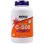 Now Foods, Chewable C-500, Orange Juice Flavor, 100 Tablets - The Supplement Shop