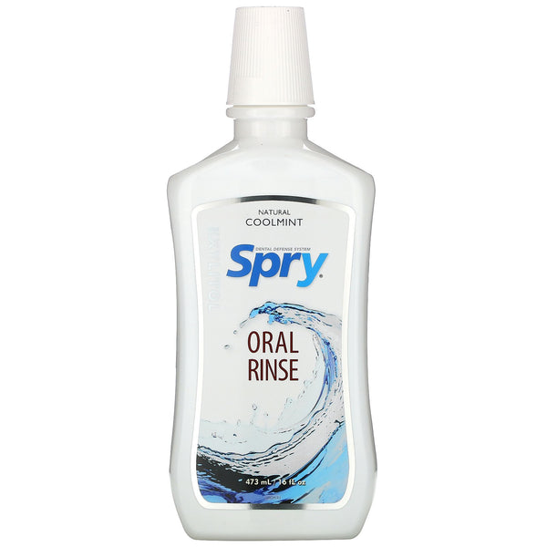 Xlear, Spry, Oral Rinse, Natural Coolmint, 16 fl oz (473 ml) - The Supplement Shop
