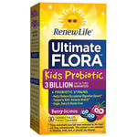 Renew Life, Ultimate Flora, Kids Probiotic, Berry-licious, 3 Billion Live Cultures, 30 Chewable Tablets - The Supplement Shop