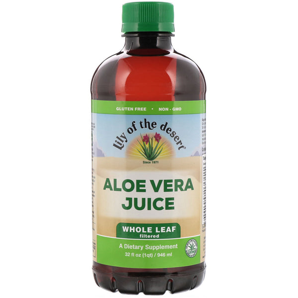 Lily of the Desert, Aloe Vera Juice, Whole Leaf Filtered, 32 fl oz (946 ml) - The Supplement Shop