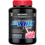 ALLMAX Nutrition, AllWhey Classic, 100% Whey Protein, Strawberry, 5 lbs (2.27 kg) - The Supplement Shop