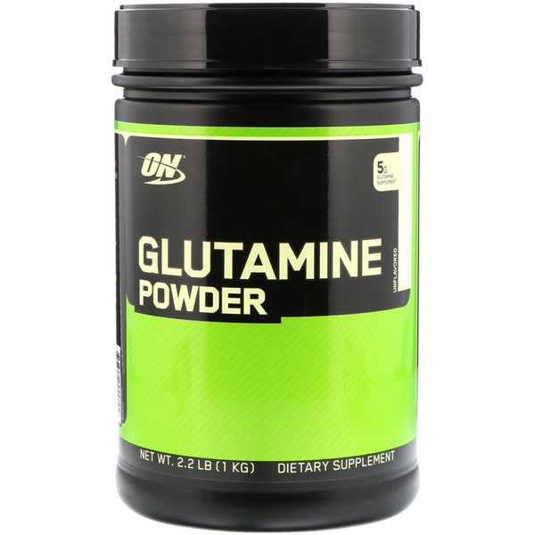 Optimum Nutrition, Glutamine Powder, Unflavored, 2.2 lbs (1 kg) - The Supplement Shop