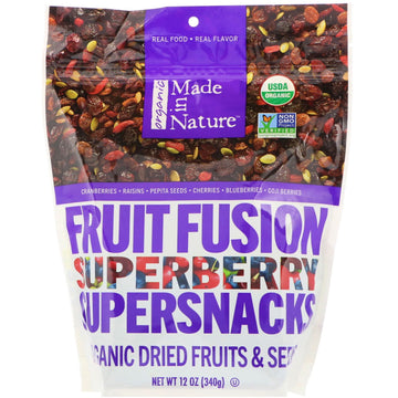 Made in Nature, Organic Fruit Fusion, Superberry Supersnacks, 12 oz (340 g)