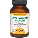 Country Life, Liver Support Factors, 100 Tablets - The Supplement Shop