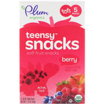 Plum Organics, Tots,Organic Teensy Soft Fruits Snacks, Berry, 12+ Months, 5 Packs, .35 oz (10 g) Each - The Supplement Shop