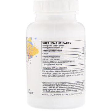 Thorne Research, Undecyn, 120 Capsules