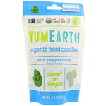 YumEarth, Organic Hard Candies, Wild Peppermint, 3.3 oz (93.6 g) - The Supplement Shop