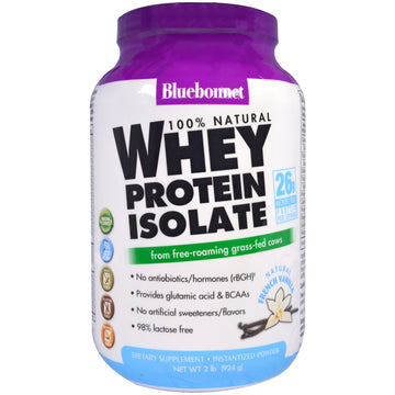 Bluebonnet Nutrition, 100% Natural Whey Protein Isolate, Natural French Vanilla, 2 lbs (924 g)