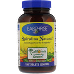 Earthrise, Spirulina Natural, 500 mg, 180 Tablets - The Supplement Shop