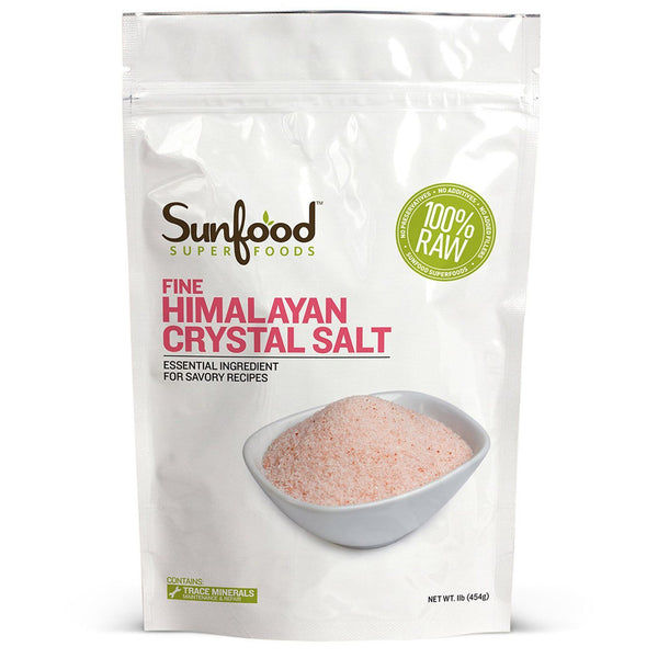 Sunfood, Fine Himalayan Crystal Salt, 1 lb (454 g) - The Supplement Shop