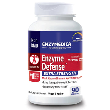 Enzymedica, Enzyme Defense (Formerly ViraStop), Extra Strength, 90 Capsules