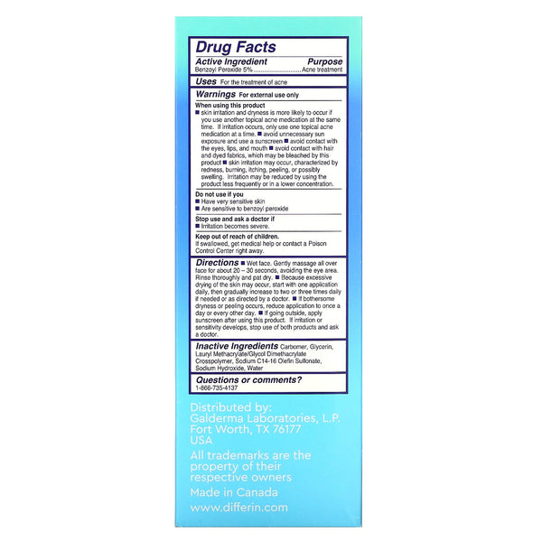 Differin, Daily Deep Cleanser, 4 fl oz (118 ml) - The Supplement Shop