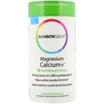 Rainbow Light, Magnesium Calcium+, Food-Based Formula, 90 Tablets - The Supplement Shop