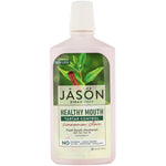 Jason Natural, Healthy Mouth, Fresh Breath Mouthwash, Tartar Control, Cinnamon Clove, 16 fl oz (473 ml) - The Supplement Shop