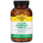 Country Life, Target-Mins Calcium Magnesium Complex with Vitamin D3, 90 Tablets - The Supplement Shop