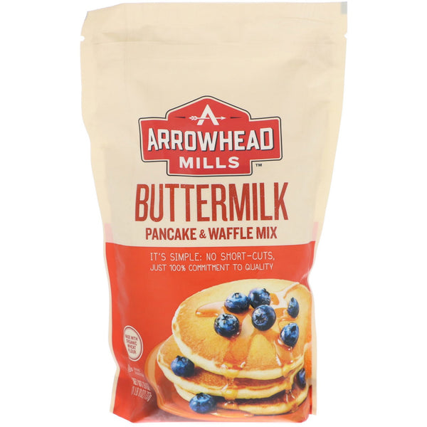 Arrowhead Mills, Buttermilk, Pancake & Waffle Mix, 1.6 lbs (737 g) - The Supplement Shop