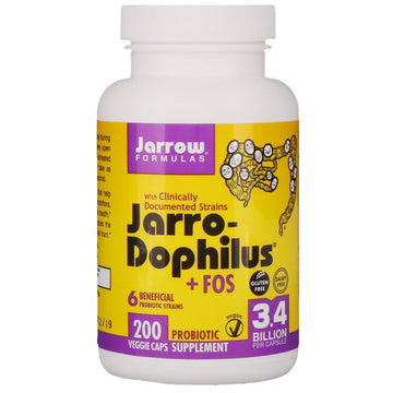 Jarrow Formulas, Jarro-Dophilus + FOS, 3.4 Billion, 200 Capsules