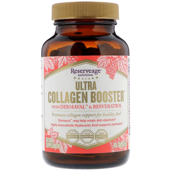 ReserveAge Nutrition, Ultra Collagen Booster, 90 Capsules - The Supplement Shop