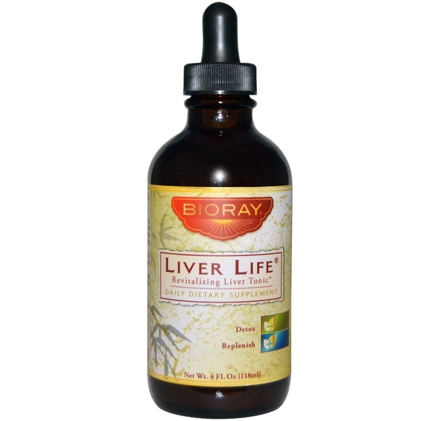 Bioray, Liver Life, Revitalizing Liver Tonic, 4 fl oz (118 ml) - The Supplement Shop