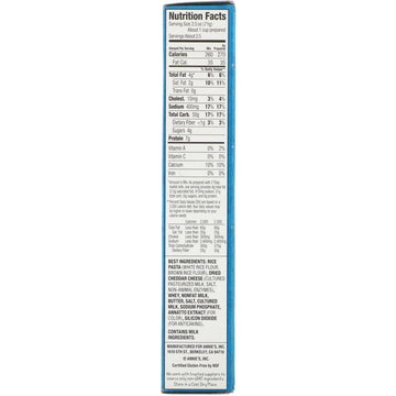 Annie's Homegrown, Rice Pasta & Cheddar, Gluten Free, 6 oz (170 g)