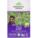 Organic India, Tulsi Tea, Sleep, Caffeine Free, 18 Infusion Bags, 1.14 oz (32.4 g) - The Supplement Shop