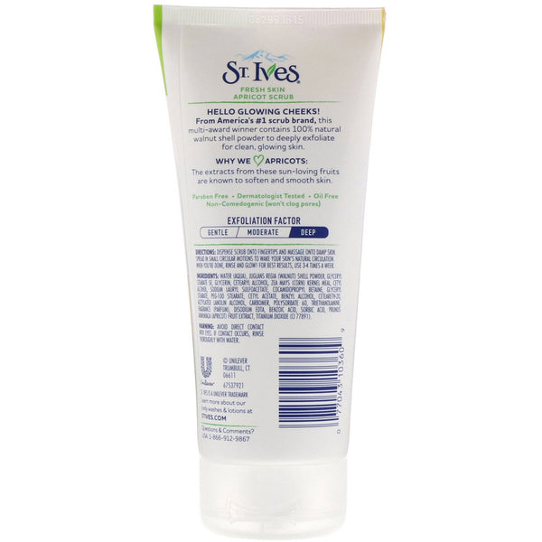 St. Ives, Fresh Skin Apricot Scrub, 6 oz (170 g) - The Supplement Shop
