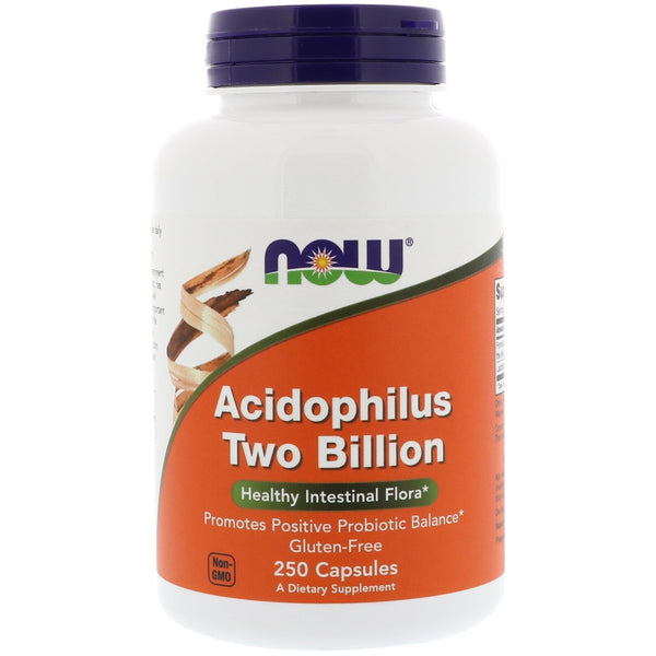 Now Foods, Acidophilus Two Billion, 250 Capsules - The Supplement Shop
