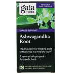 Gaia Herbs, Ashwagandha Root, 60 Vegan Liquid Phyto-Caps - The Supplement Shop