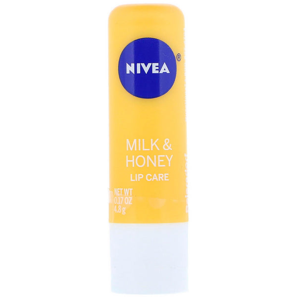 Nivea, Lip Care, Milk & Honey, 0.17 oz (4.8 g) - The Supplement Shop