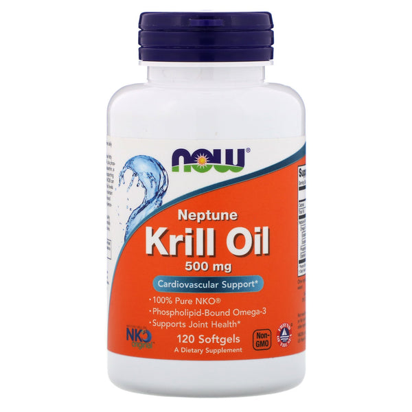 Now Foods, Neptune Krill Oil, 500 mg, 120 Softgels - The Supplement Shop