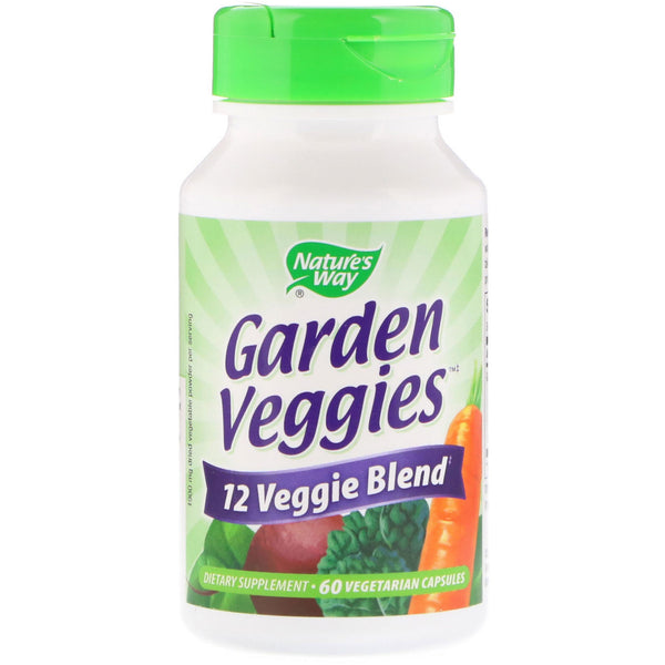 Nature's Way, Garden Veggies, 60 Vegetarian Capsules - The Supplement Shop