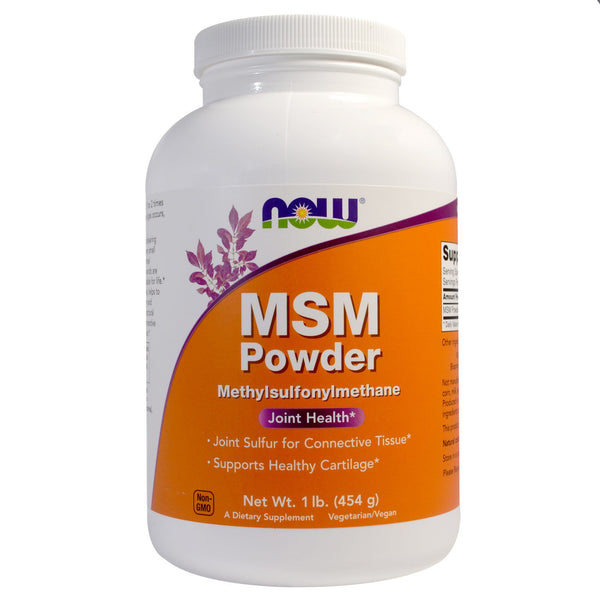 Now Foods, MSM Powder, 1 lb (454 g) - The Supplement Shop