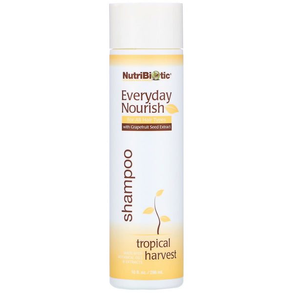 NutriBiotic, Everyday Nourish Shampoo, Tropical Harvest, 10 fl oz. (296 ml) - The Supplement Shop