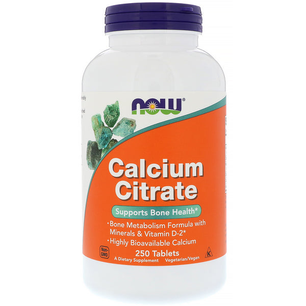 Now Foods, Calcium Citrate, 250 Tablets