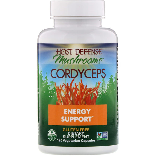 Fungi Perfecti, Cordyceps, Energy Support, 120 Vegetarian Capsules - The Supplement Shop