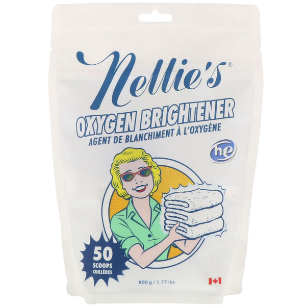 Nellie's, Oxygen Brightener, 50 Scoops, 1.77 lbs (800 g) - The Supplement Shop