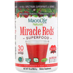 Macrolife Naturals, Miracle Reds, Superfood, Goji-Pomegranate-Acai-Mangosteen, 10 oz (283.5 g) - The Supplement Shop