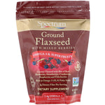 Spectrum Essentials, Ground Flaxseed with Mixed Berries, 12 oz (340 g) - The Supplement Shop