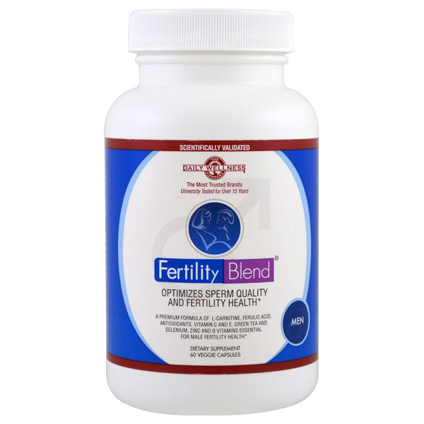 Daily Wellness Company, Fertility Blend, Men, 60 Veggie Capsules - The Supplement Shop